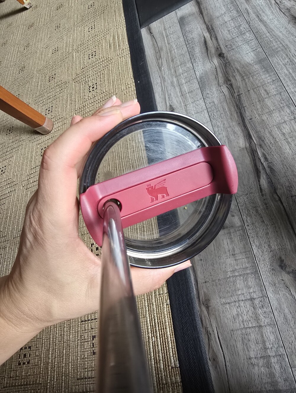 Stanley 40 Oz Cranberry Winterscape Tumbler - Picture 11 of 11